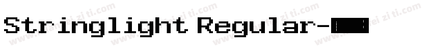 Stringlight Regular字体转换